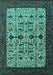 Oriental Turquoise Traditional Rug, urb2338turq