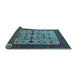 Sideview of Oriental Light Blue Traditional Rug, urb2338lblu