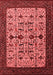 Oriental Red Traditional Area Rugs