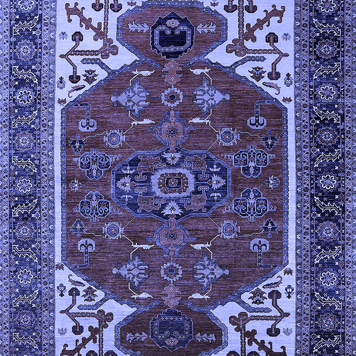 Persian Blue Traditional Rug, urb2339blu