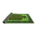 Sideview of Persian Green Traditional Rug, urb2339grn