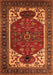 Machine Washable Persian Orange Traditional Area Rugs, wshurb2339org