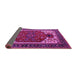 Sideview of Persian Pink Traditional Rug, urb2339pnk