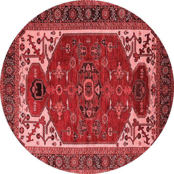 Machine Washable Persian Red Traditional Rug, wshurb2339red