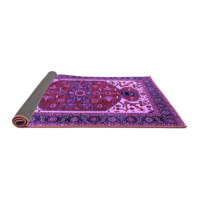 Sideview of Persian Purple Traditional Rug, urb2339pur