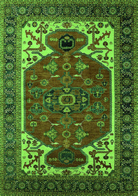 Persian Green Traditional Rug, urb2339grn