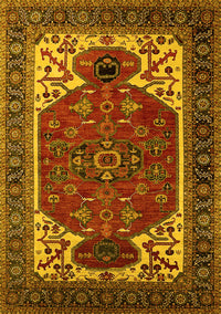 Persian Yellow Traditional Rug, urb2339yw