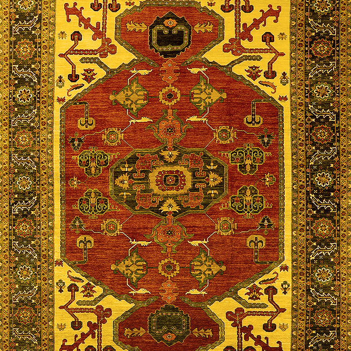 Persian Yellow Traditional Rug, urb2339yw