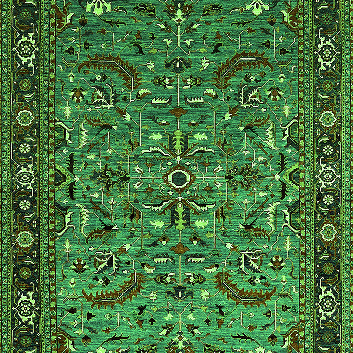 Oriental Green Industrial Rug, urb2340grn