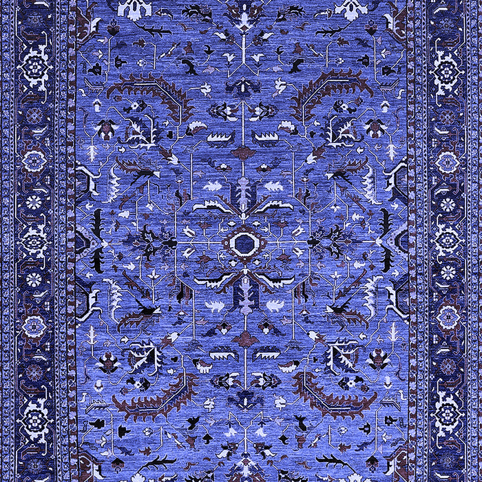 Oriental Blue Industrial Rug, urb2340blu