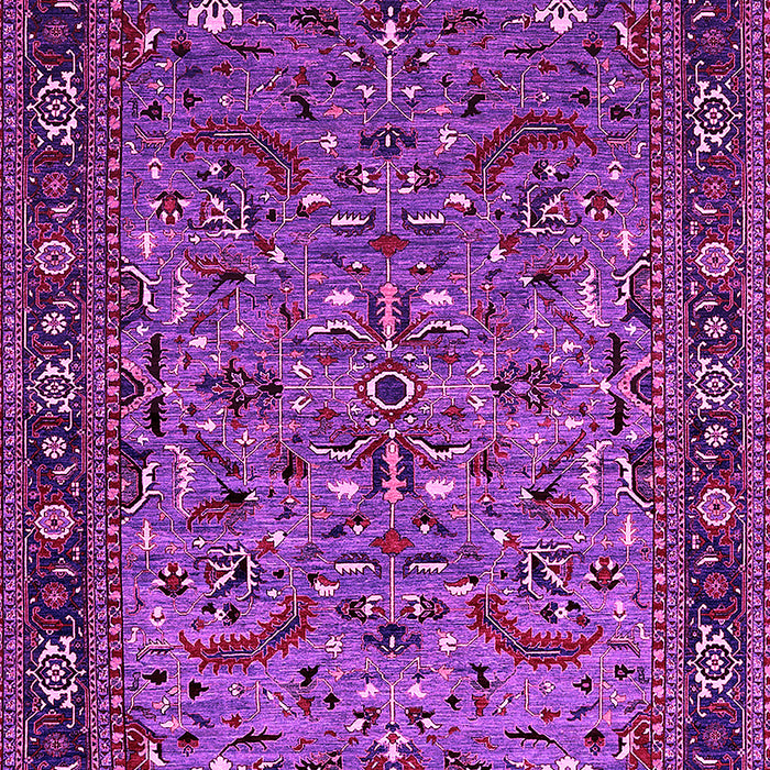 Machine Washable Oriental Pink Industrial Rug, wshurb2340pnk