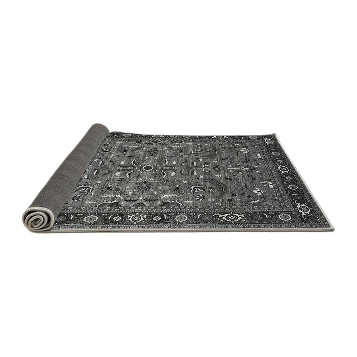 Sideview of Oriental Gray Industrial Rug, urb2340gry