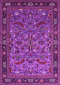 Oriental Pink Industrial Rug, urb2340pnk