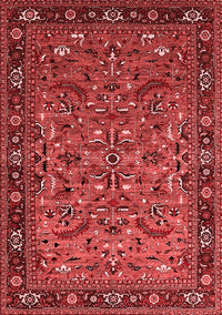 Oriental Red Industrial Rug, urb2340red