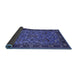 Sideview of Oriental Blue Industrial Rug, urb2340blu