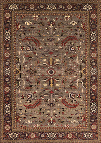 Oriental Brown Industrial Rug, urb2340brn