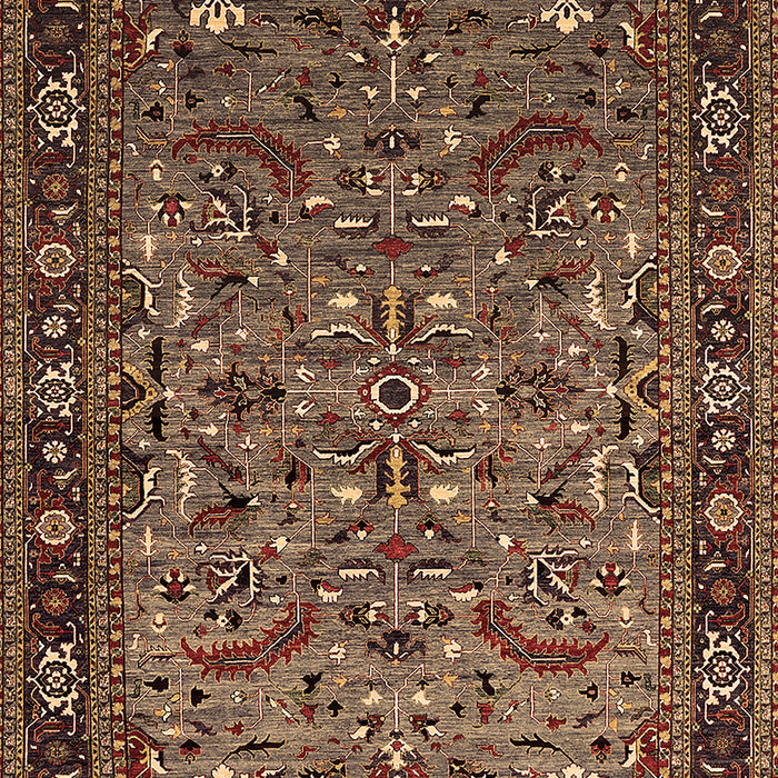 Oriental Brown Industrial Rug, urb2340brn