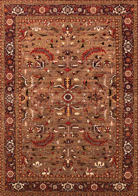 Oriental Orange Industrial Rug, urb2340org