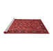 Industrial Red Washable Rugs