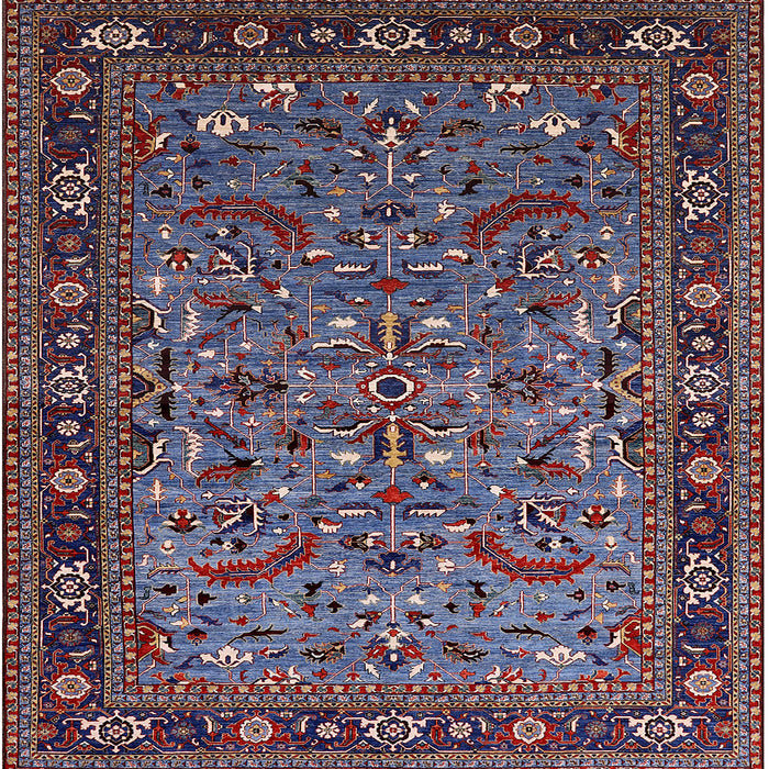 Square Machine Washable Industrial Modern Purple Lily Purple Rug, wshurb2340