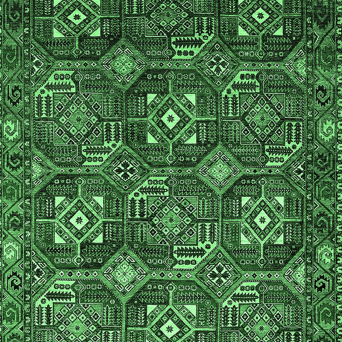 Oriental Emerald Green Industrial Rug, urb2341emgrn