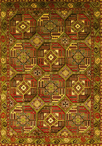 Oriental Yellow Industrial Rug, urb2341yw