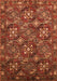 Machine Washable Oriental Orange Industrial Area Rugs, wshurb2341org