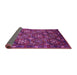 Sideview of Oriental Pink Industrial Rug, urb2341pnk