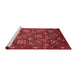 Industrial Red Washable Rugs