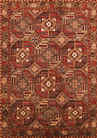 Oriental Orange Industrial Rug, urb2341org