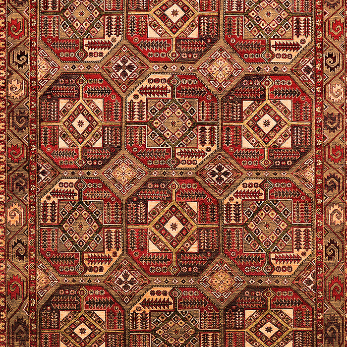 Oriental Orange Industrial Rug, urb2341org