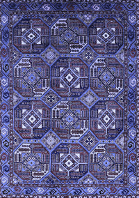 Oriental Blue Industrial Rug, urb2341blu