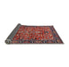 Sideview of Mid-Century Modern Rose Purple Oriental Rug, urb2342