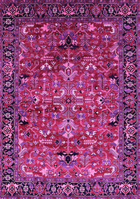 Oriental Pink Traditional Rug, urb2342pnk