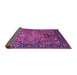 Sideview of Oriental Purple Traditional Rug, urb2342pur