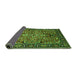 Sideview of Oriental Green Traditional Rug, urb2342grn