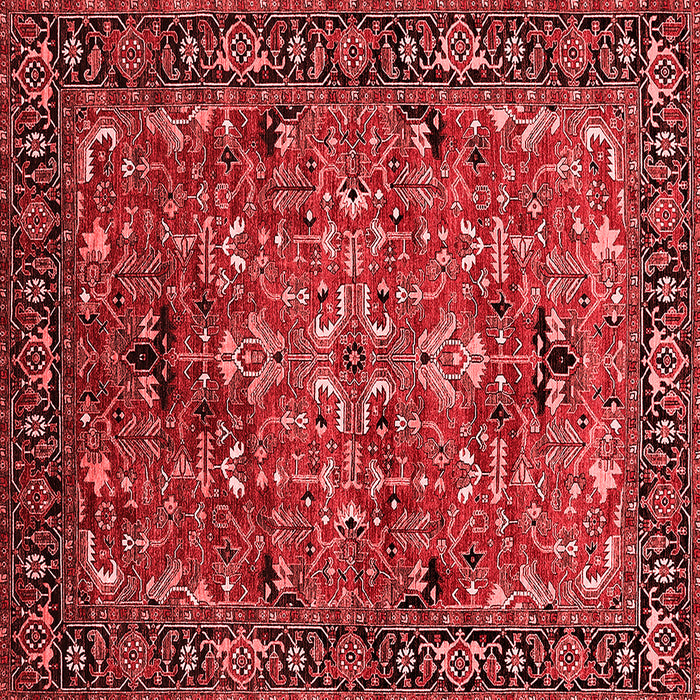 Oriental Red Traditional Rug, urb2342red