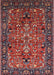 Mid-Century Modern Rose Purple Oriental Rug, urb2342