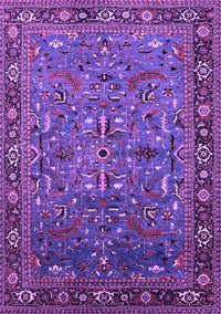 Oriental Purple Traditional Rug, urb2343pur