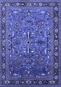 Oriental Blue Traditional Rug, urb2343blu