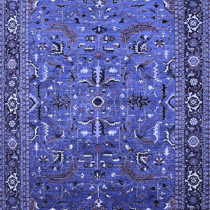 Oriental Blue Traditional Rug, urb2343blu