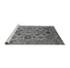 Sideview of Machine Washable Oriental Gray Traditional Rug, wshurb2344gry