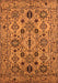 Oriental Orange Traditional Rug, urb2344org