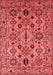 Oriental Red Traditional Area Rugs