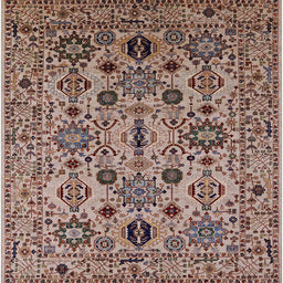 Square Machine Washable Industrial Modern Red Brown Rug, wshurb2344