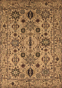 Oriental Brown Traditional Rug, urb2344brn
