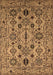 Oriental Brown Traditional Rug, urb2344brn