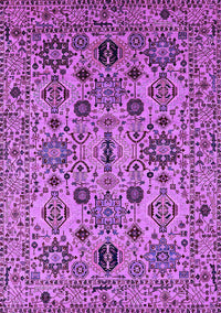 Oriental Purple Traditional Rug, urb2344pur