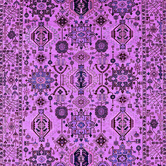 Oriental Purple Traditional Rug, urb2344pur