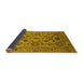 Sideview of Oriental Yellow Traditional Rug, urb2344yw